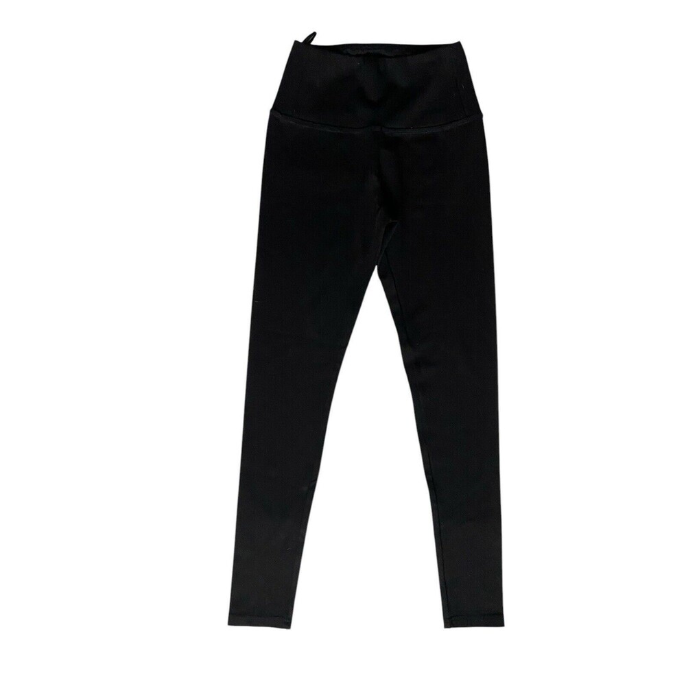 Francesca's Mi Ami Womens Skinny Ponte Legging Pants Size XS Black Stretch Work